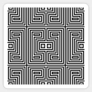 Geometric Opart Sticker